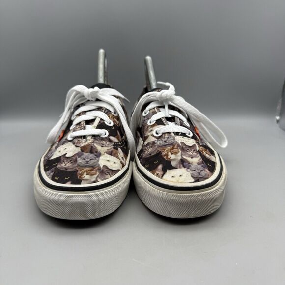 Vans X ASPCA Cat Sneakers Women’s 7.5 Men’s 6 Lace Up Kitty Rare Special Edition - Picture 2 of 7